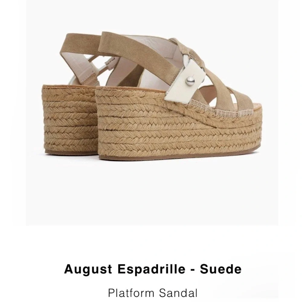 Rag and Bone August Espadrille - Leather Platform‎ Sandal